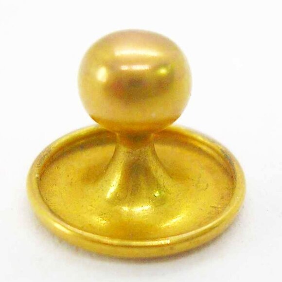 Vintage Collar Button Stud 10 Karat Gold KREMENTZ USA classic Formal Wear - Picture 1 of 2